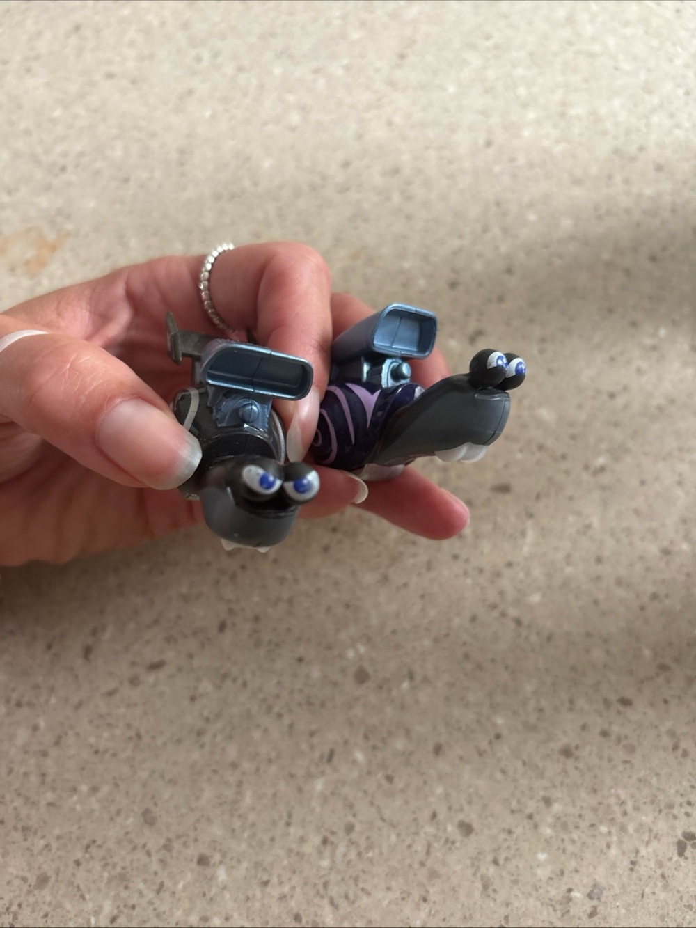 Dreamworks TURBO MOVIE  SNAIL RACER  WHIPLASH toy roller figure DWA RAREORIGINAL